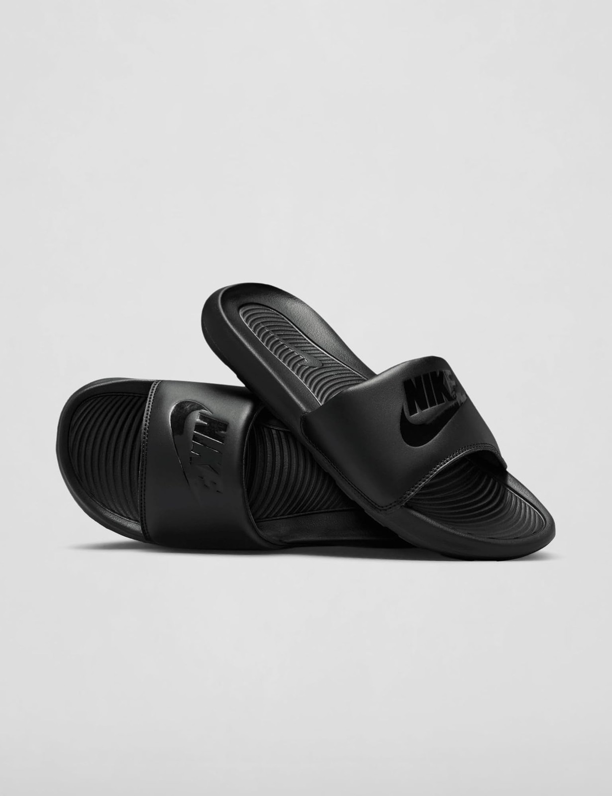 Nike Victori One Men’s Slides, Mineral Slate/Coconut Milk, 9 – Mineral Slate/Coc