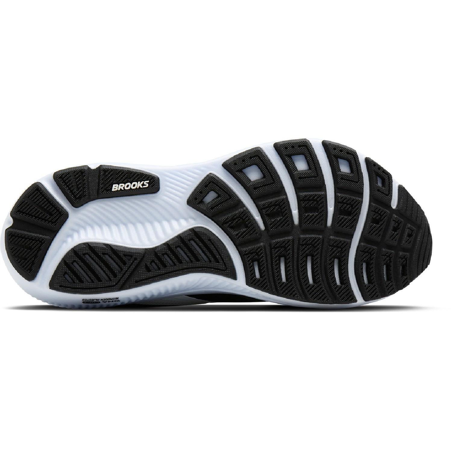 BEST SELLER! Brooks Men’s Ghost 18 Road-Running Shoes Black/Grey/White AUTHENTIC