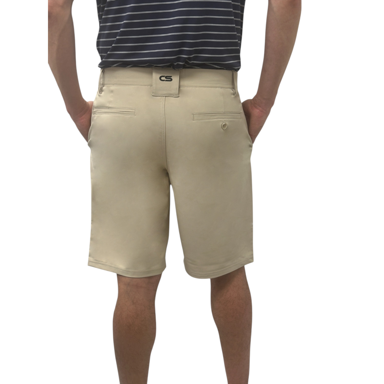 Mens Golf Shorts 11.5″ Inseam Long Tall Athletic Quick Dry Stretch Elastic Waist