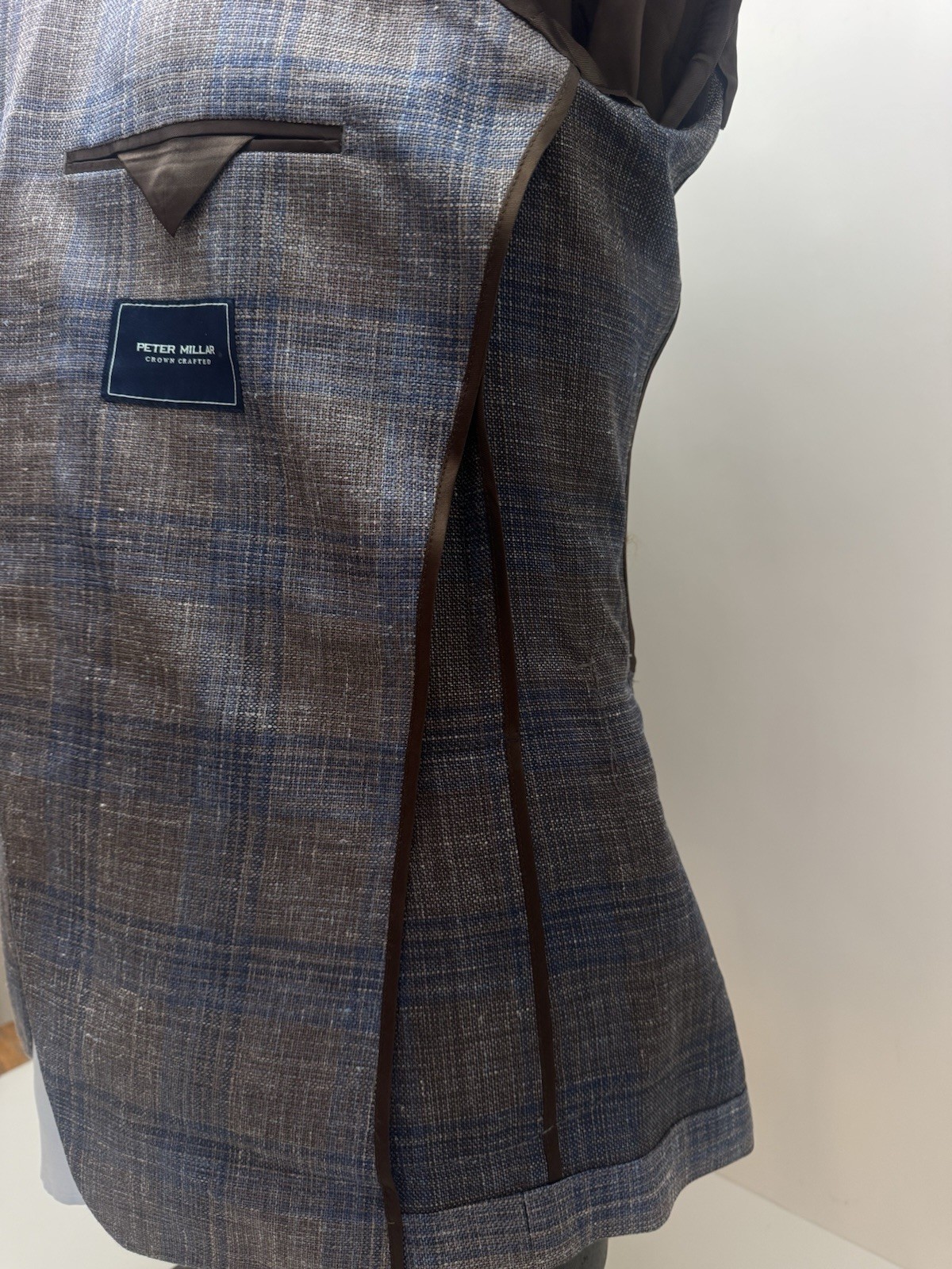 NWT Peter Millar Crown Crafted Dawson Plaid Blazer Jacket Sport Coat 44 R $1295