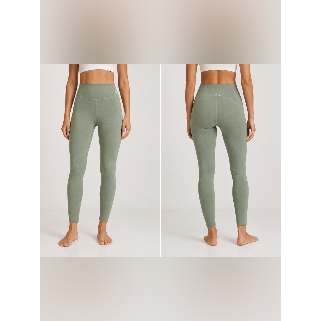 allbirds Olive Green Active Leggings