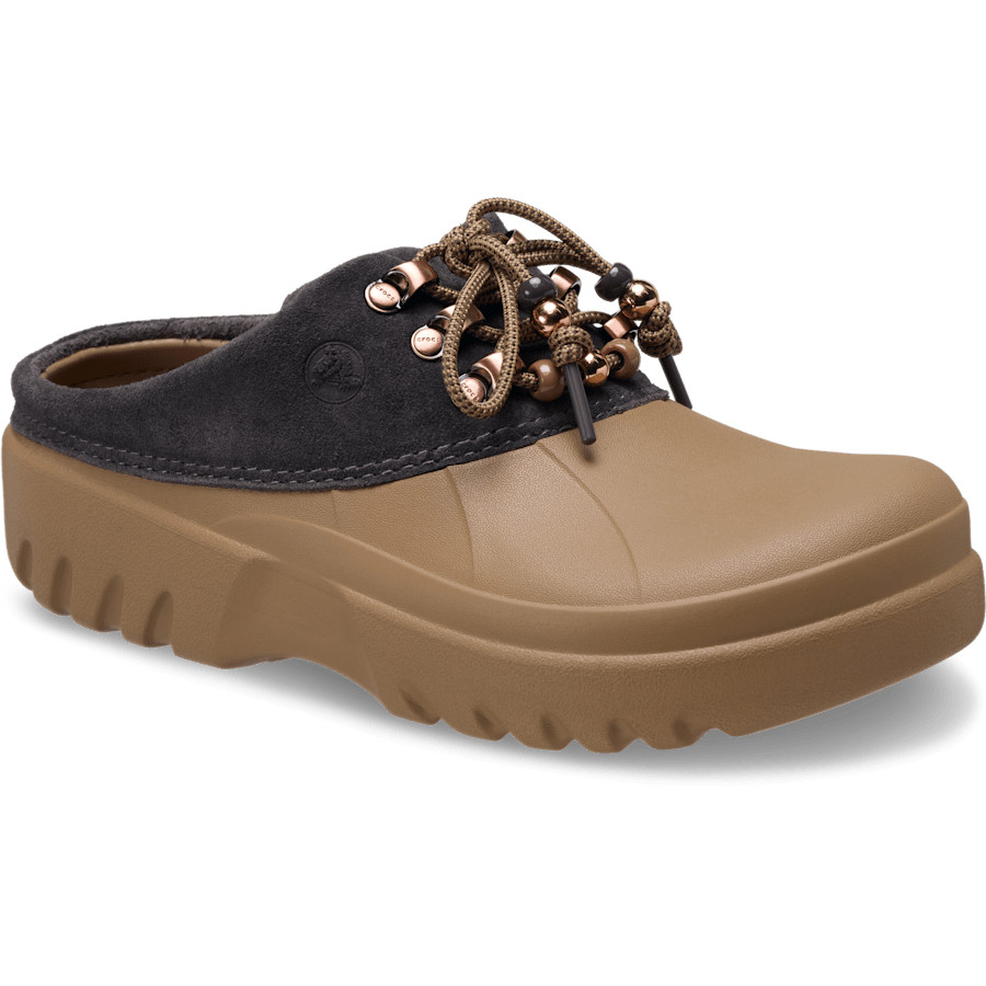 Crocs Axle Suede Mule Sepia Dark Cocoa 214137-2MV Unisex Size