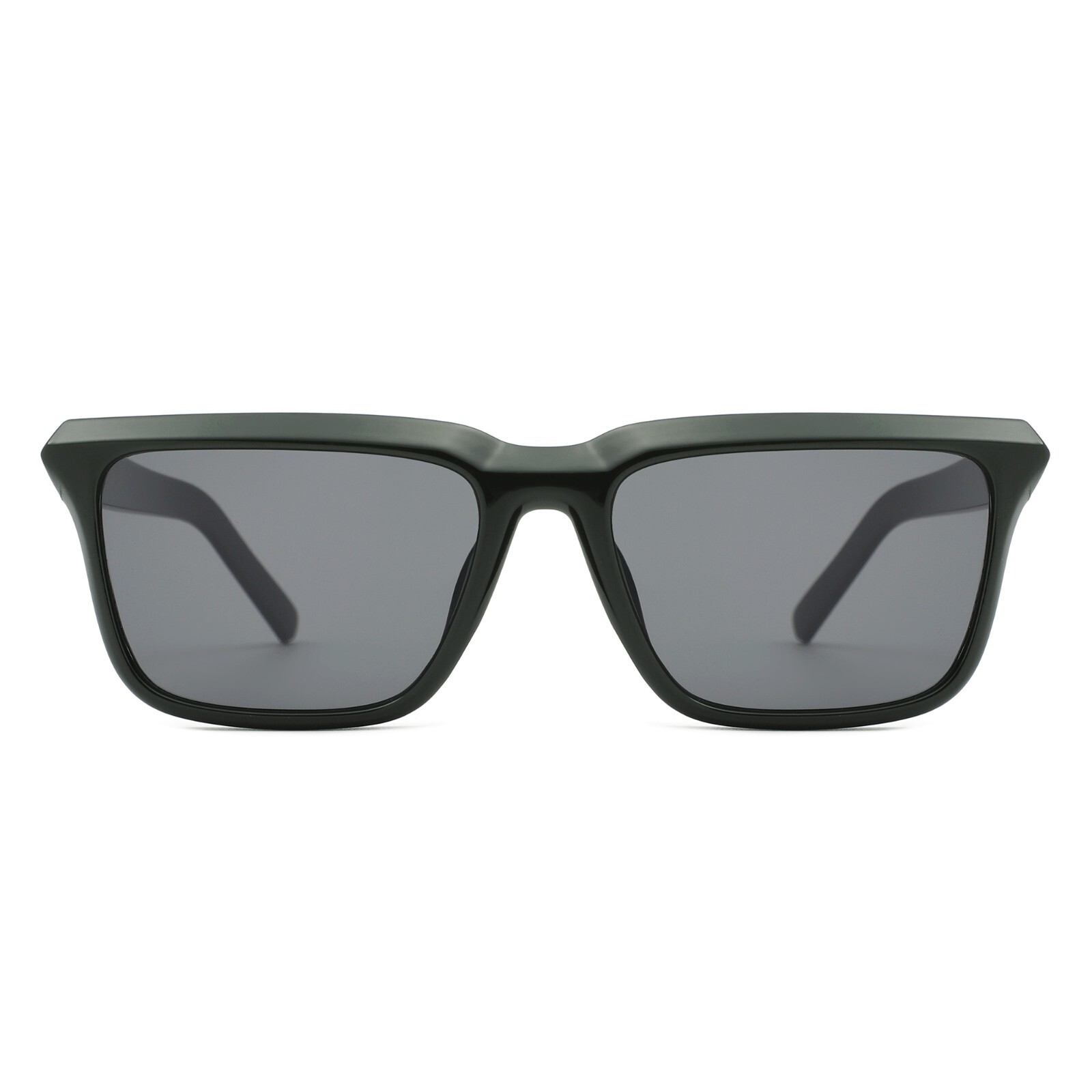 Square 100% UV Protection Fashion Eyewear – Retro Flat Top Unisex Sunglasses