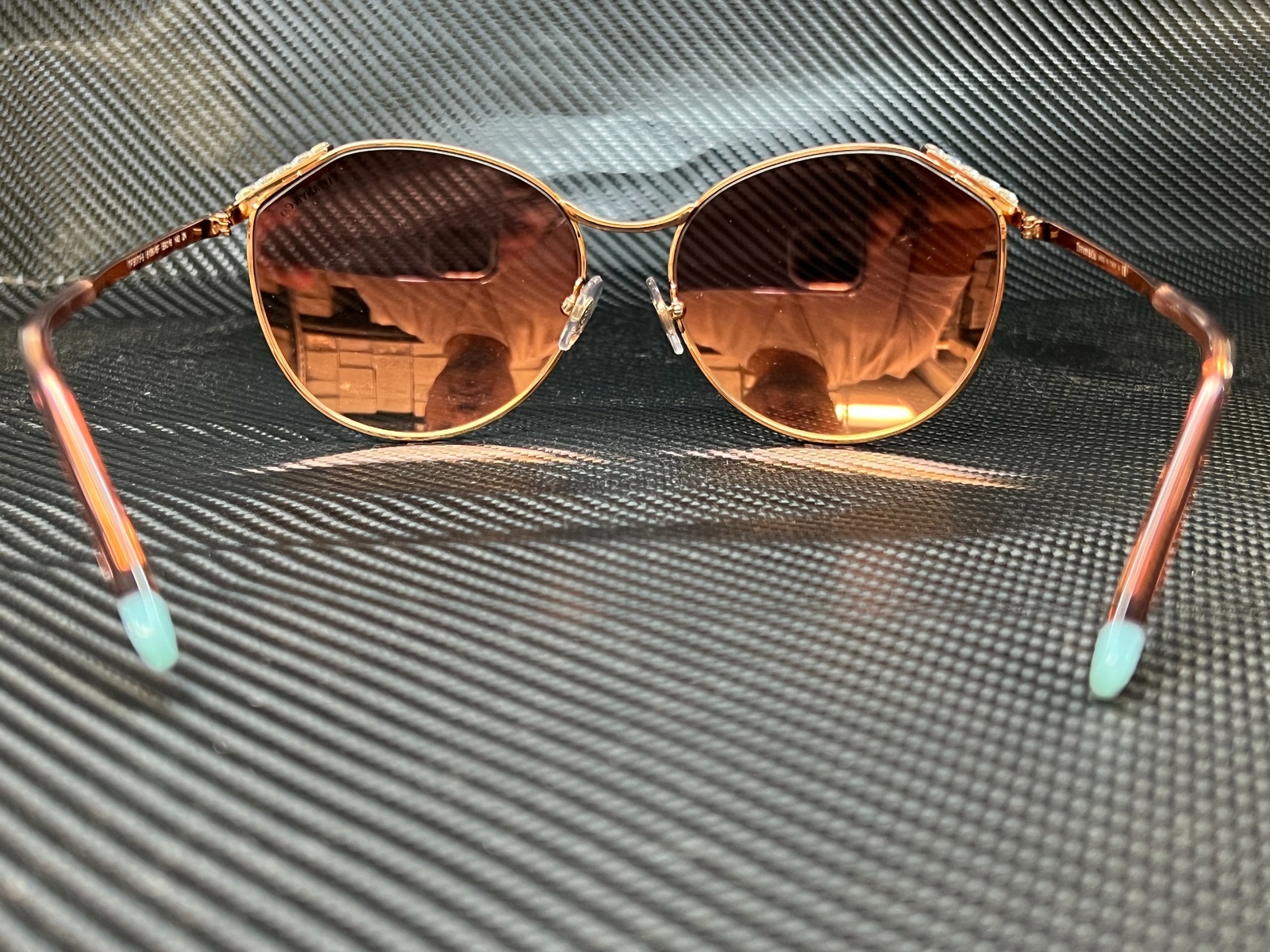 TIFFANY TF3073B 61396F Rubedo Gold Round Women’s 59 mm Sunglasses