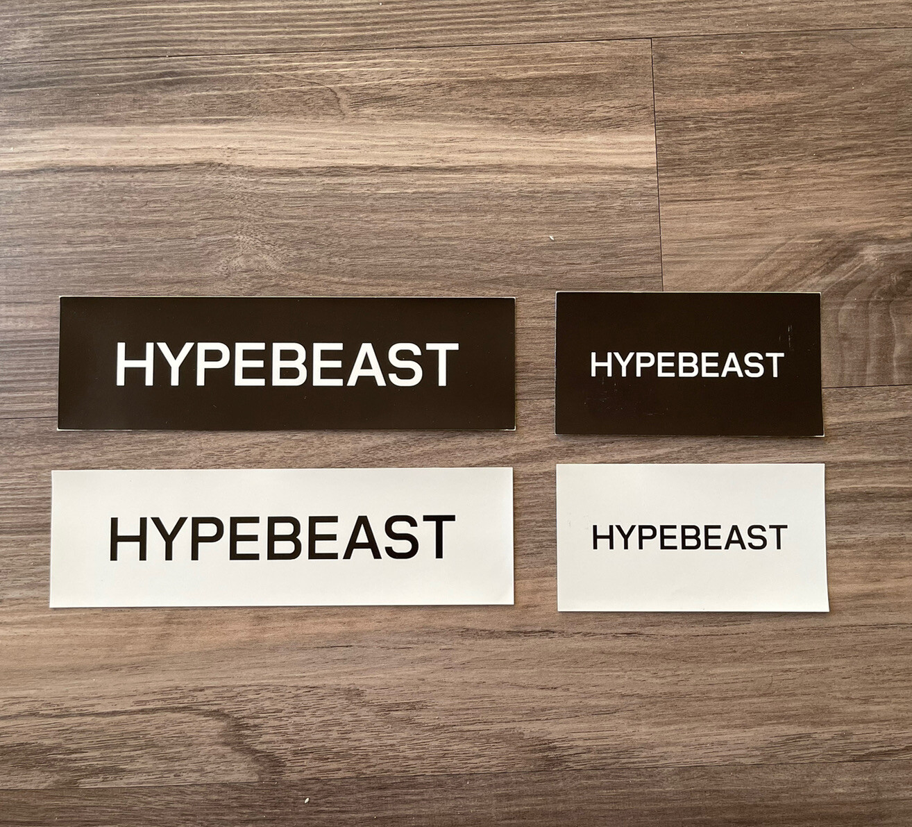 HYPEBEAST .COM 4x OFFICIAL PROMO BOX LOGO STICKERS magazine book supreme stussy