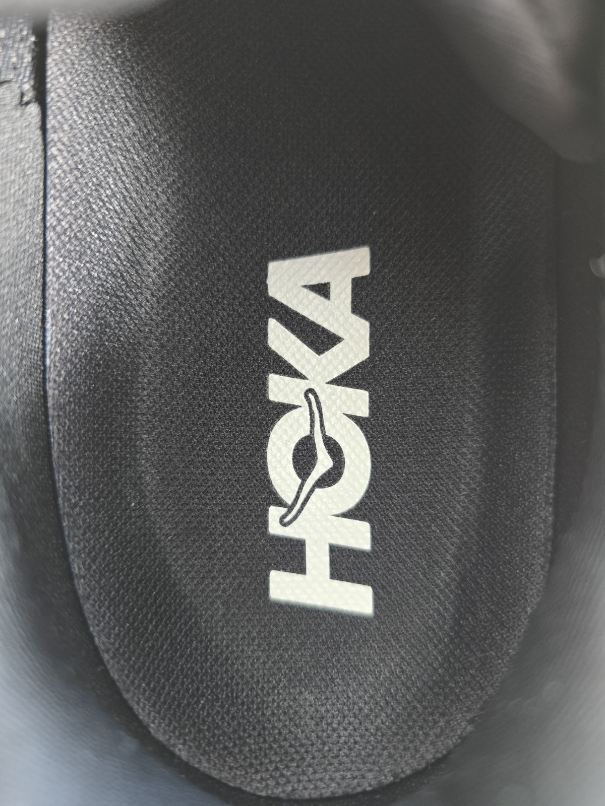 Hoka One One Womens GAVIOTA 6 Black White Running Sneakers Sz 7.5D WIDE