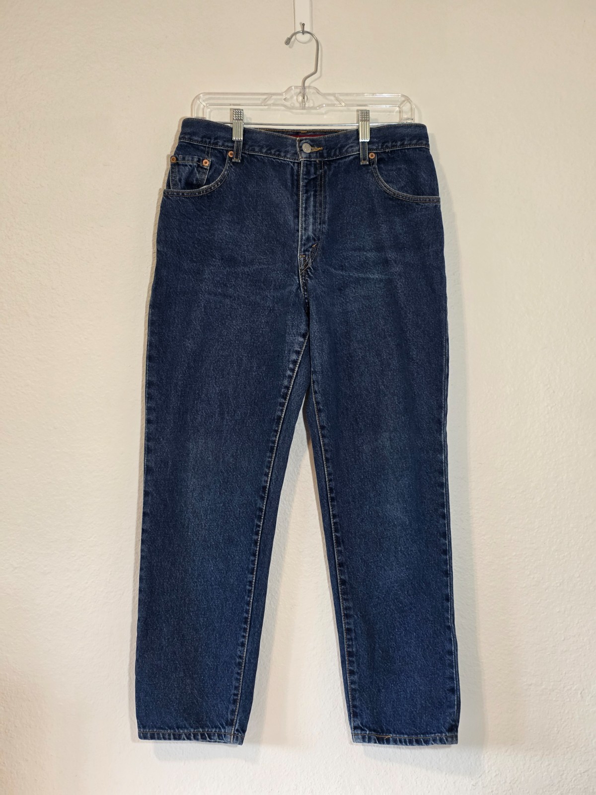 Levi’s 550 Classic Relaxed Fit Tapered Leg Jeans Blue Denim Women’s Size 12 M S