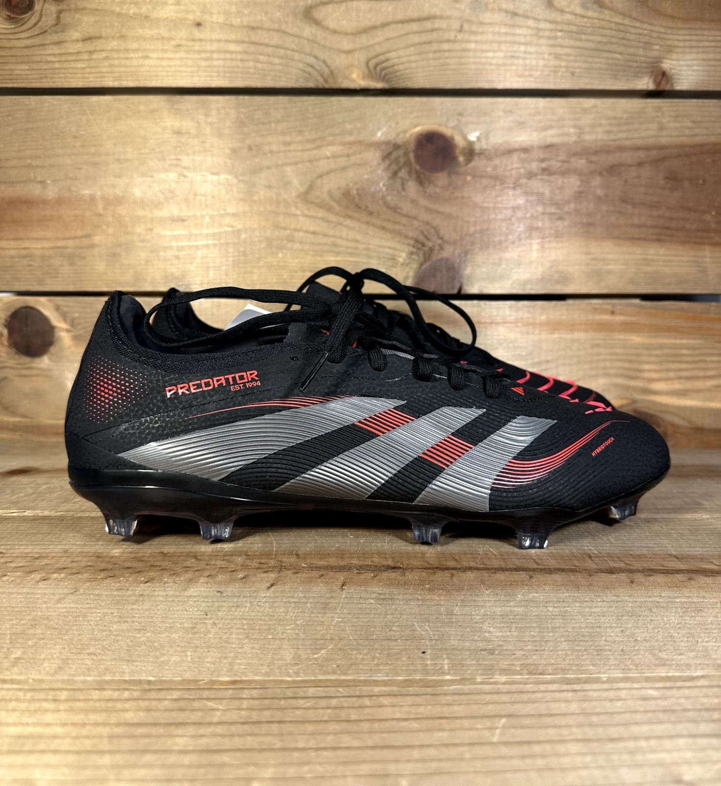 NEW Adidas Predator 24 Pro FG “Stealth Victory Pack” Black Soccer Cleats ID3854
