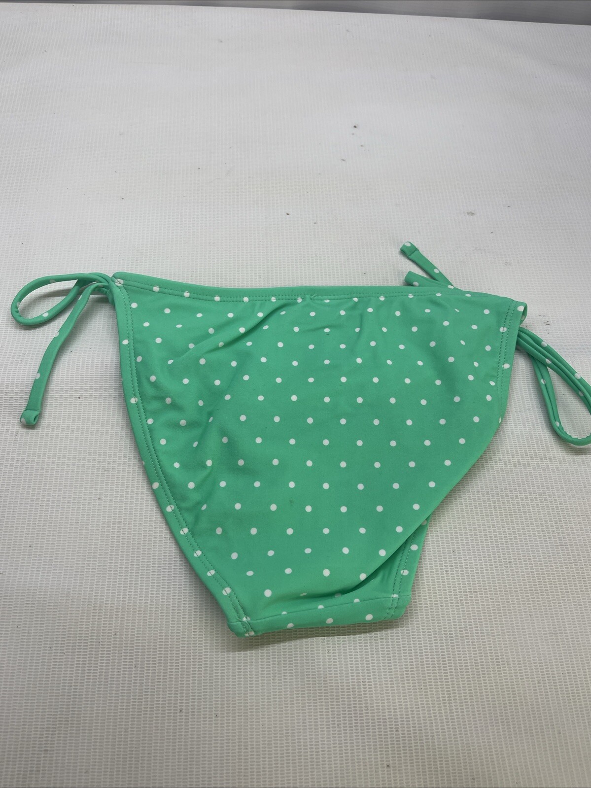Xhilaration Junior’s Mint Green Polka Dot Side-tie Bikini Bottom Small New