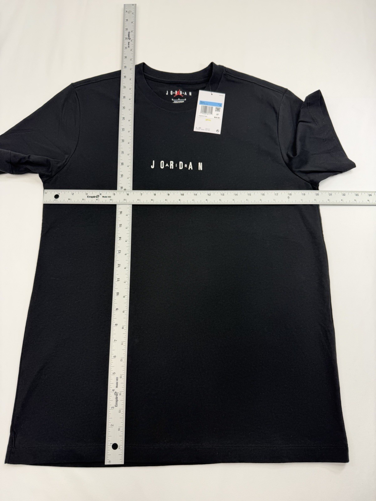 $35 BRAND NEW NIKE MEN’S AIR JORDAN TEE T SHIRT MEDIUM M BLACK DM3182-010