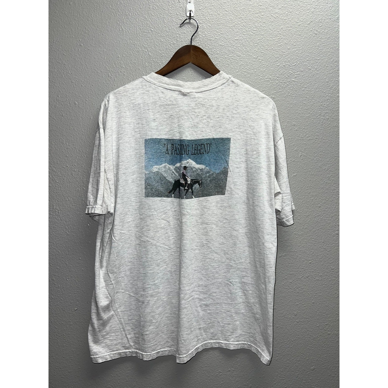 Vintage Quarter Horse Shirt Legends Horses Pueblo Colorado Legend Cowboy Tee XL