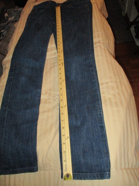 Buckle BKE Jeans SZ 27×31.5″ (Fits 28X31.5)Skinny Brooke Stretch Blue Denim EUC