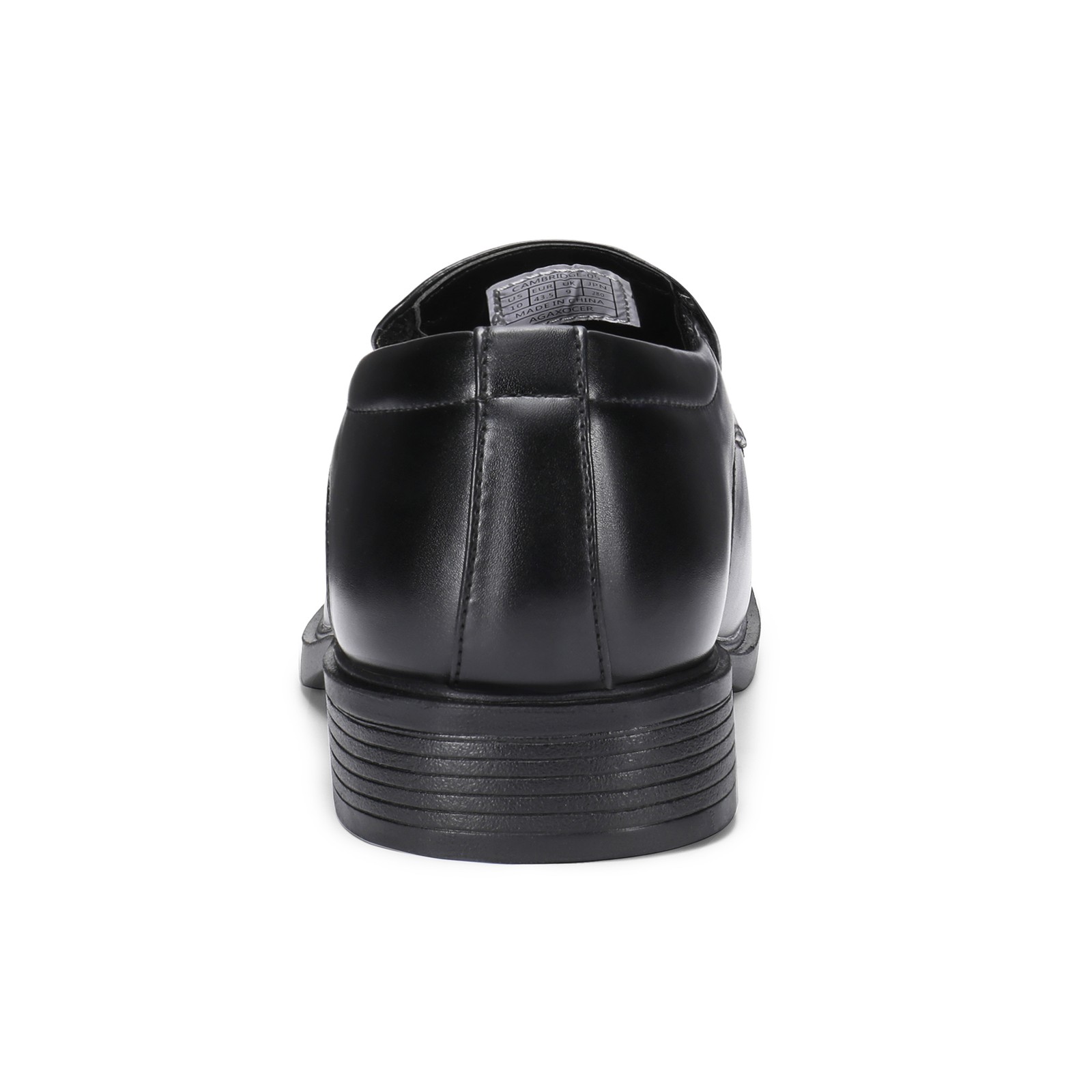 Bruno Marc Men’s Square Toe Dress Loafers Pull-On Formal Shoes