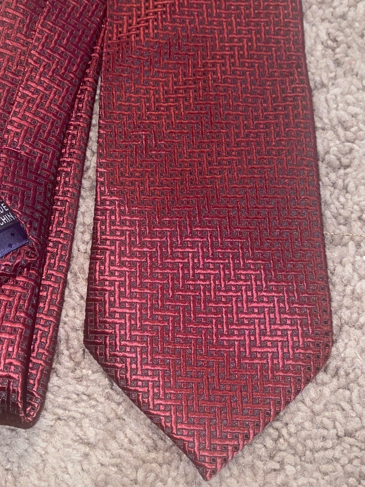 WeiShang Paul Fredrick Red White Blue Men’s Necktie Lot Patriotic USA Silk