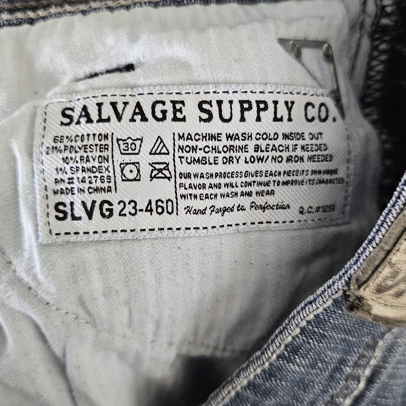 Buckle Salvage Jeans Mayhem Regular Bootcut Fit Dark Wash Denim Mens 29S 31×29
