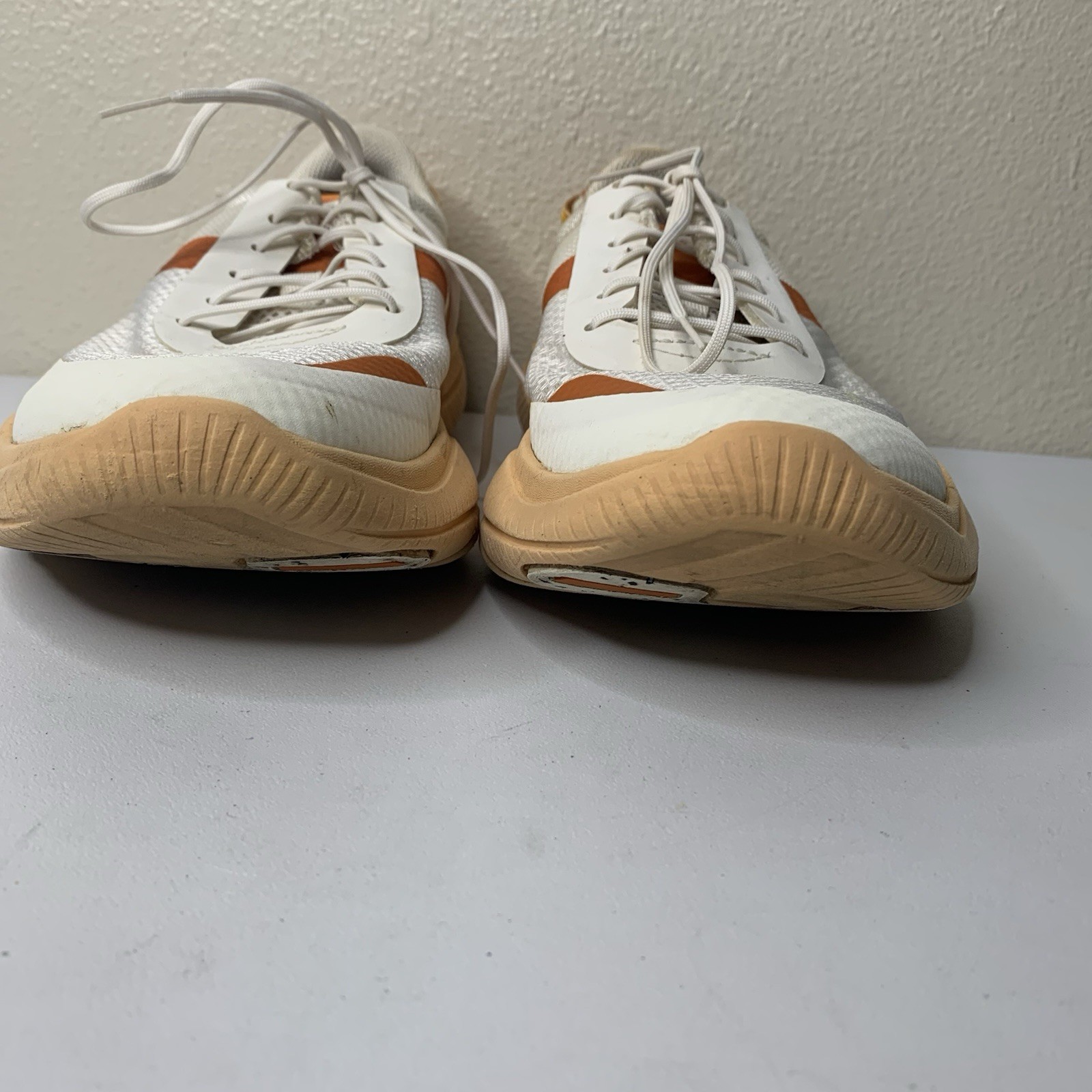 Sorel x Prana Sneakers Explorer Blitz Womens Leisure Lace Sea Salt Sz 8.5 Orange