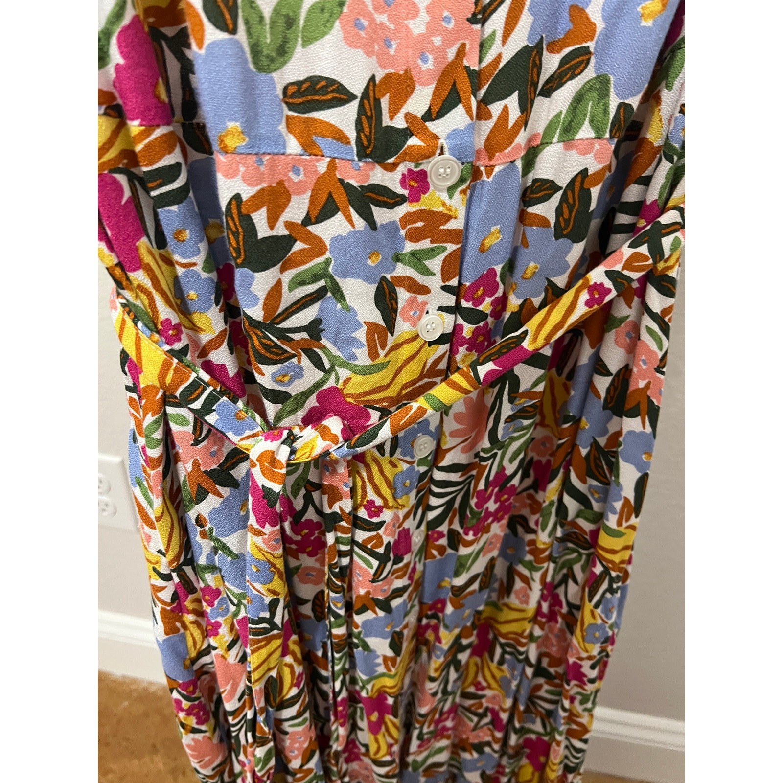 Eloquii Elements Floral Maxi Dress Size 22