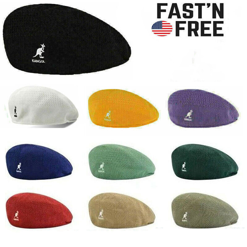 New Kangol 504 Breathable Beret Hat Summer Newsboy Woven Flat Caps Casual Unisex