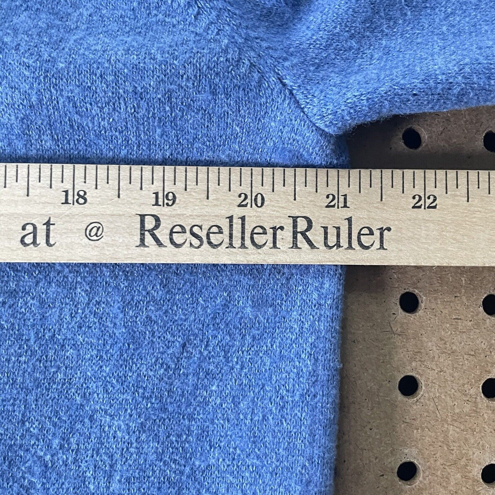 Peter Millar Crown Carmel CC 1/4 Zip Pullover Flannel Wool Blend Blue Large Men