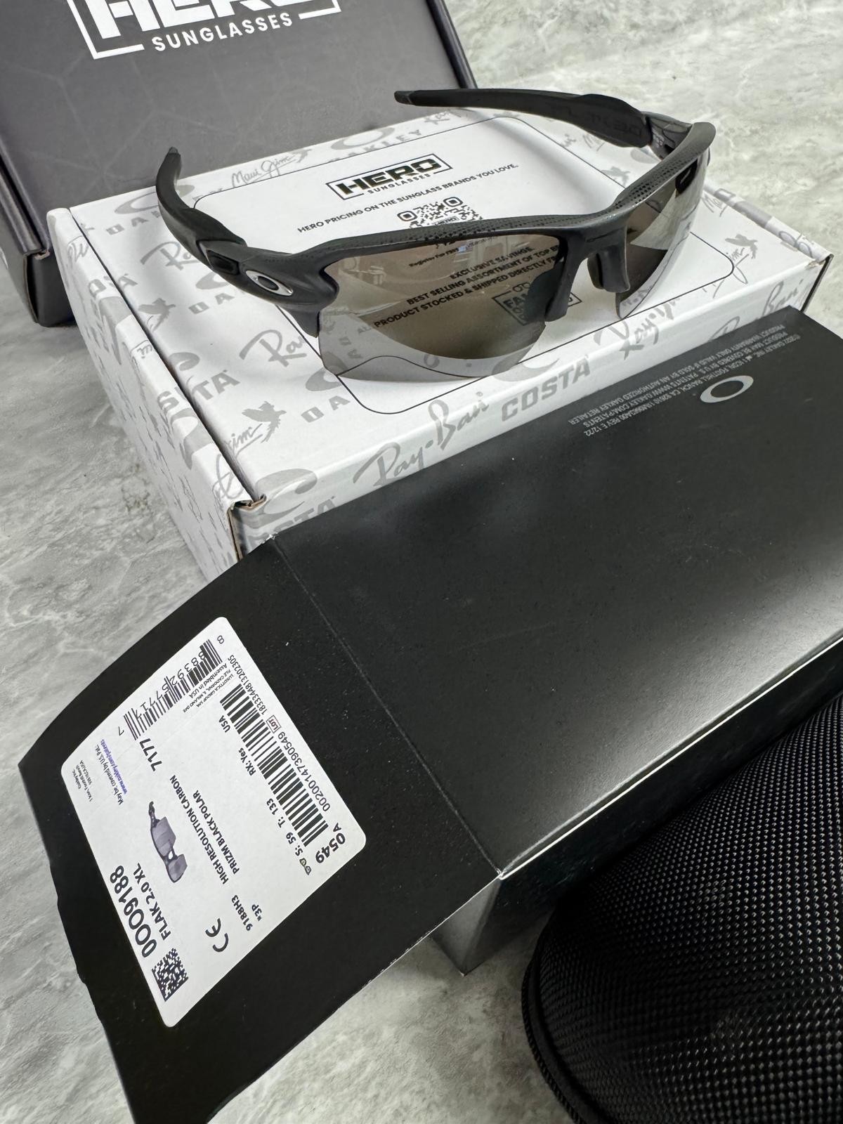 OAKLEY | NEW | FLAK 2.0 XL | 9188 – H3 | HIGH RESOLUTION CARBON | PRIZM BLACK