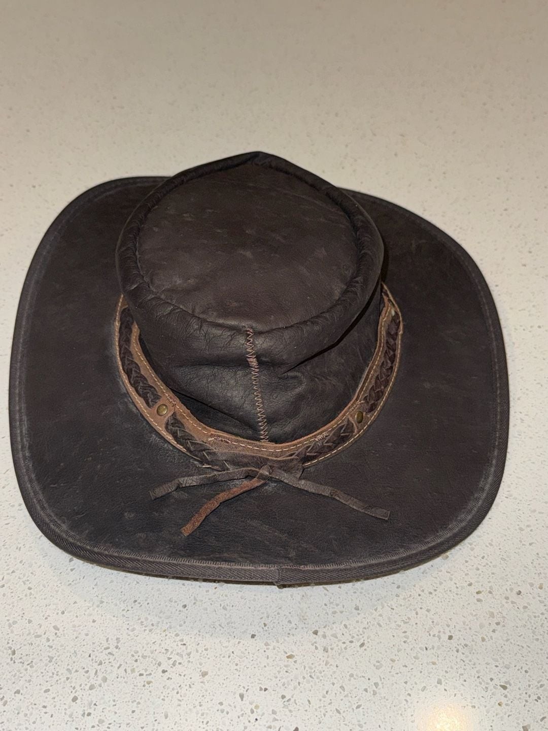 Barmah 1018 Squashy Kangaroo Leather Hat XL