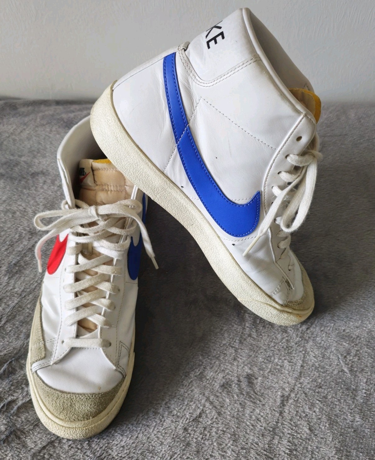 Nike Blazer Mid White/Habanero Red Men’s Sneakers Size 11