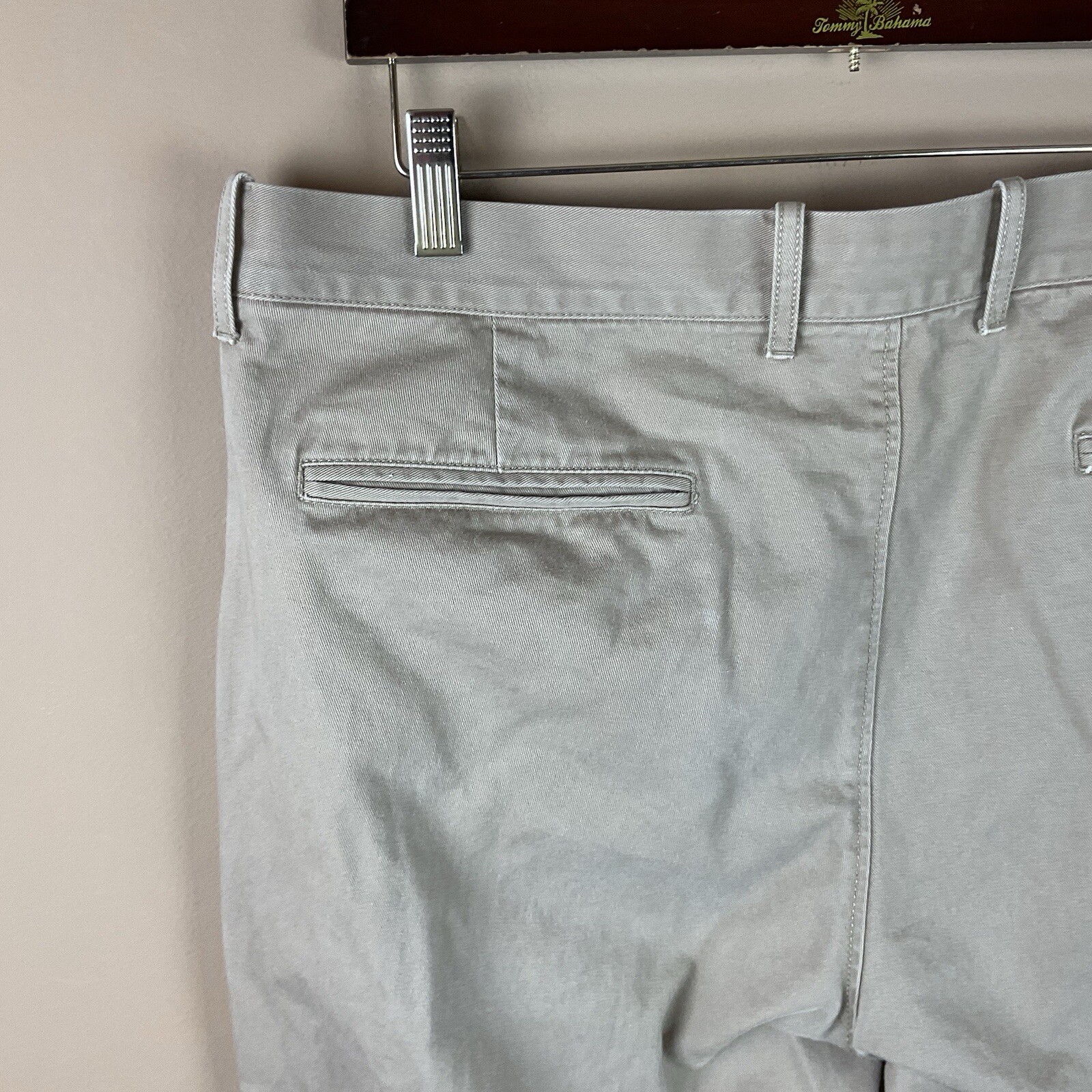 J. Crew The Sutton Chino Dress Pants Mens 36 X 34 Khaki Cotton Flat Front