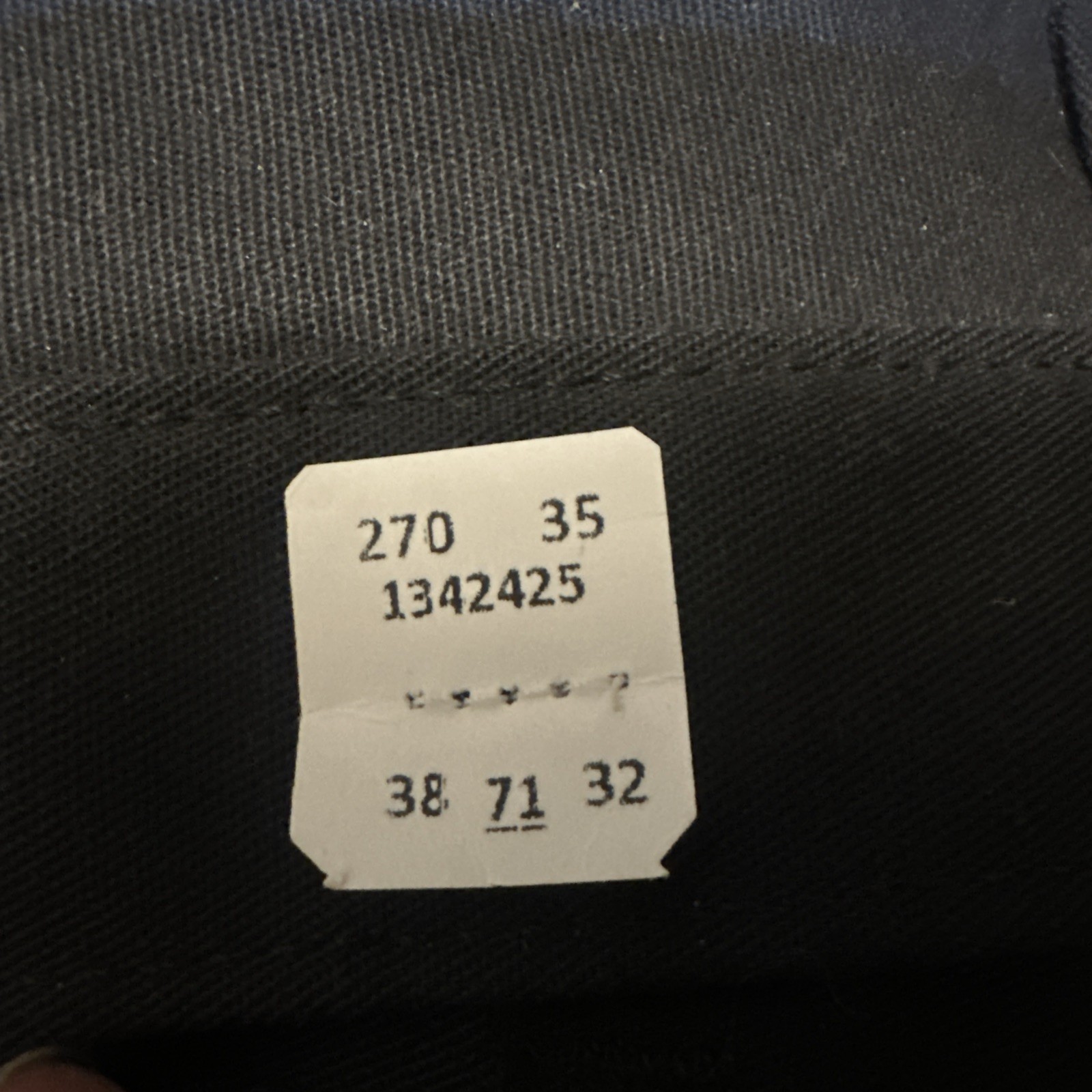 Lot 2 Cintas Comfort Flex Black Cargo Work Pants Size 38×32 #270-35 Relaxed Fit