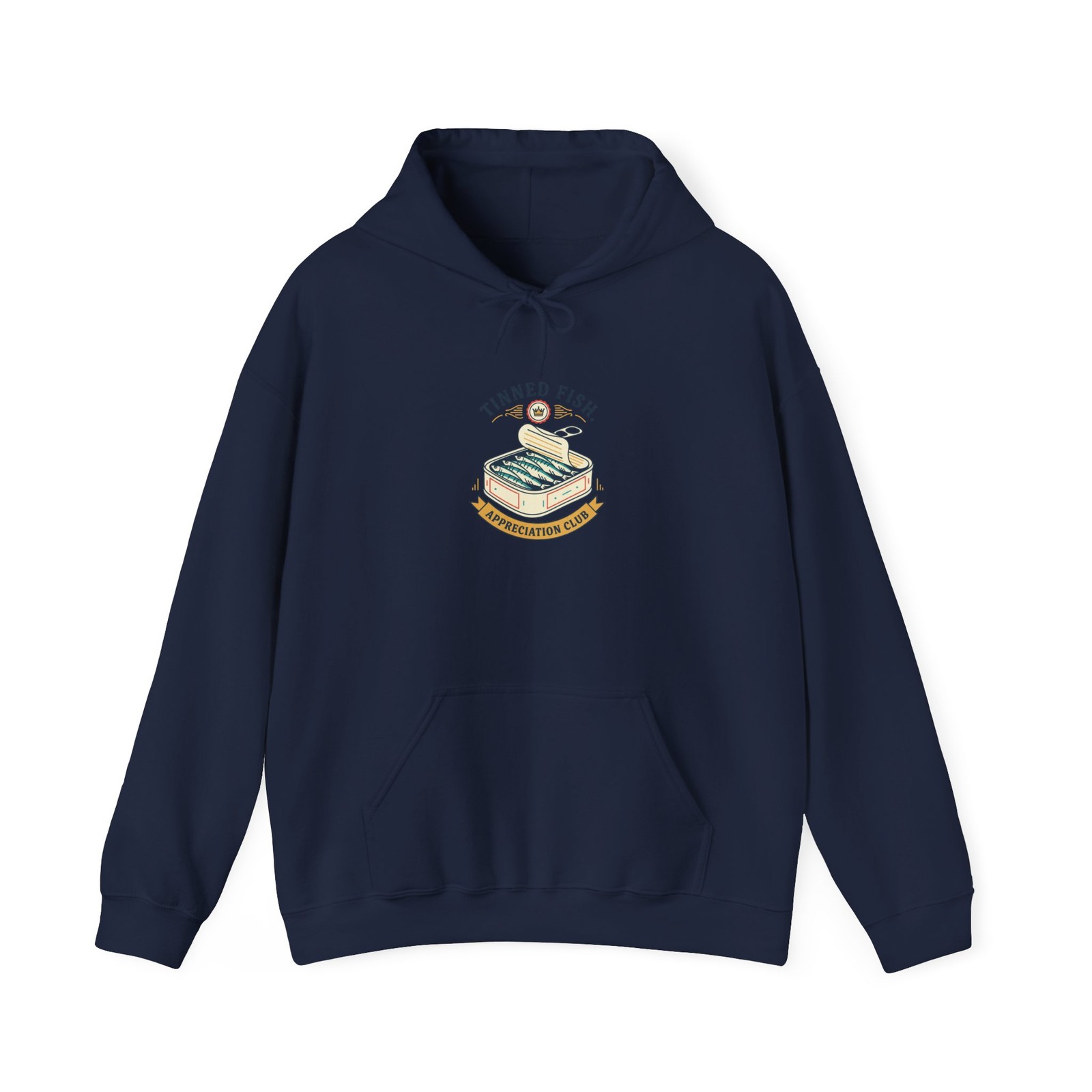 Tinned Fish Sardine Art Hoodie | gourmet pantry, ironic culinary