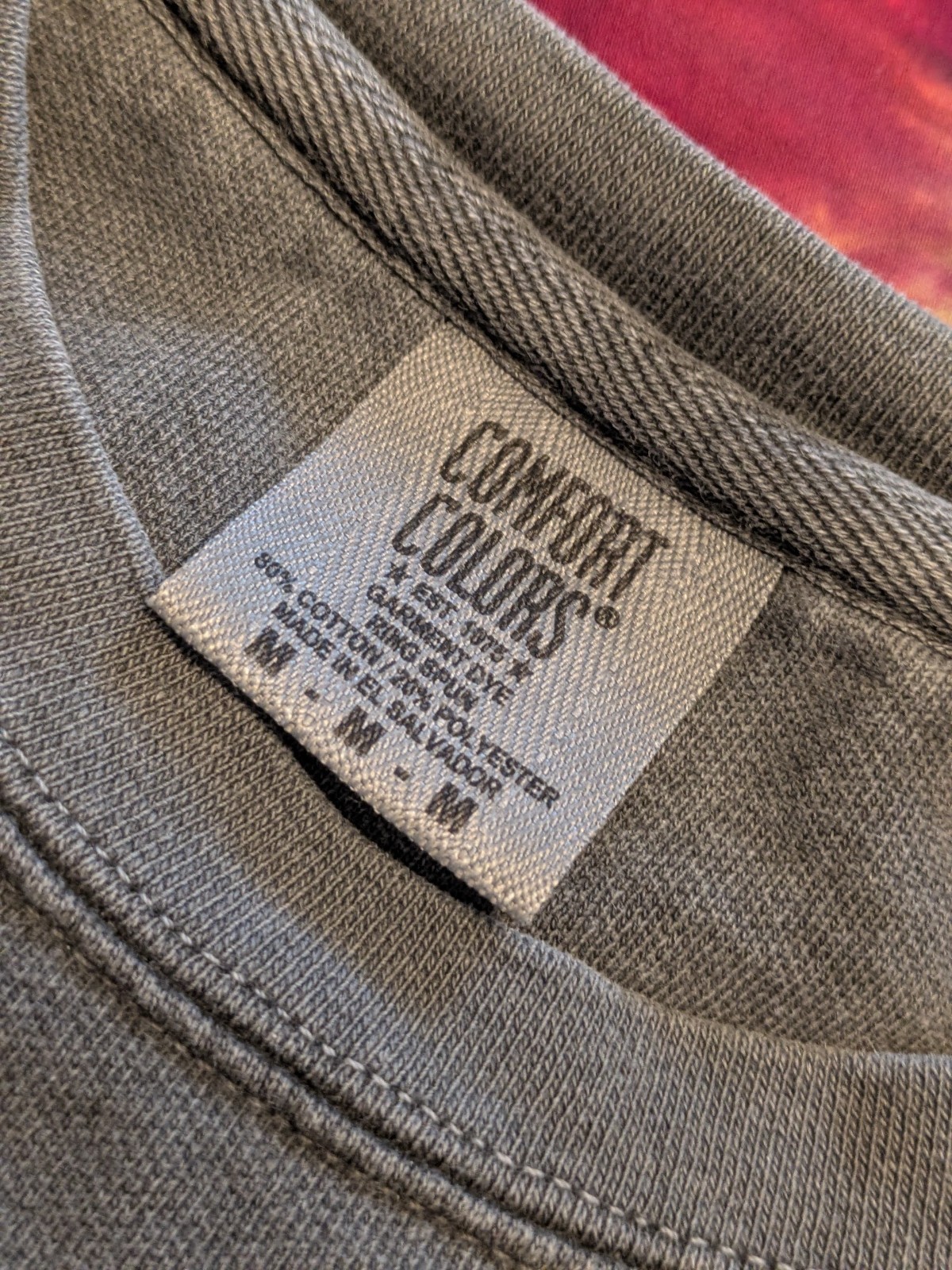 unisex blank Comfort Colors sz M Pepper Gray Sweatshirt Crewneck Hobby Lobby