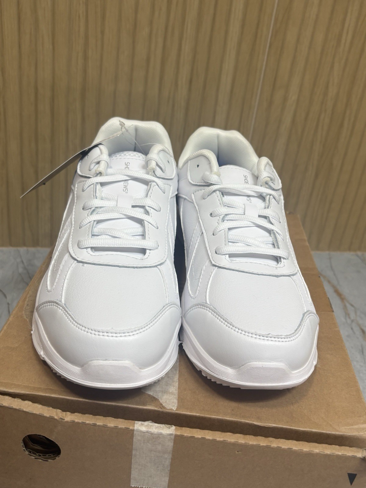 Shoes For Crews Galley II Slip Resistant Mens Size 9 Wide White (Style # 25980W)