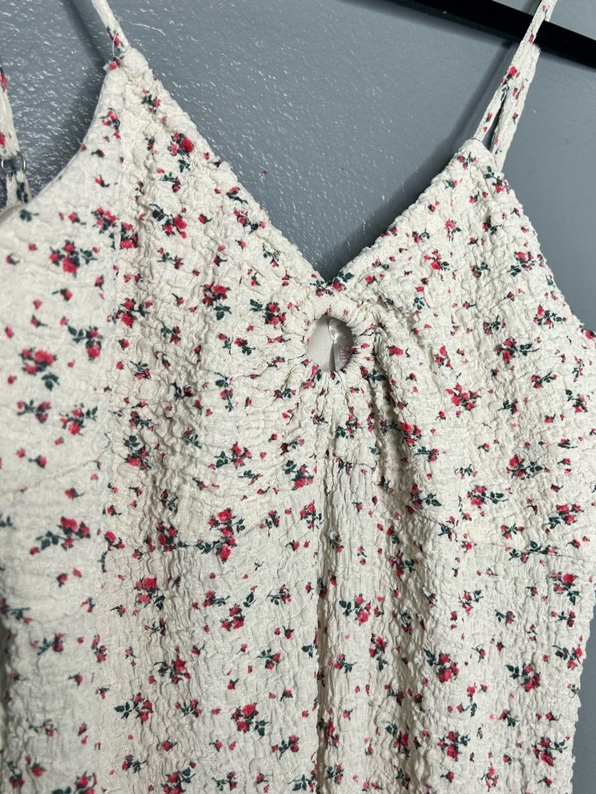 Cream Midi to Maxi Cottage Fairy Garden Dress with Dainty Floral Size 11-13