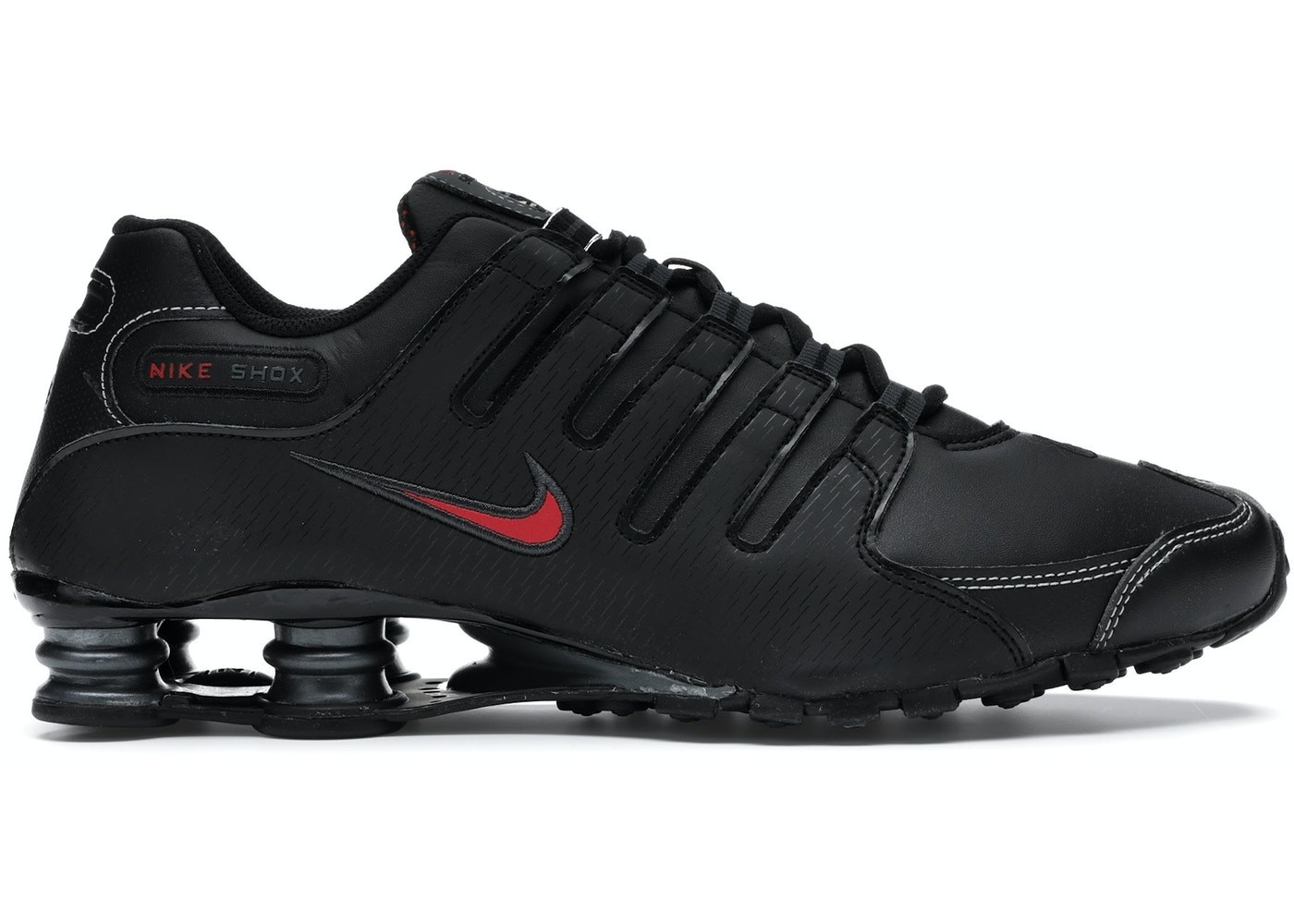 Nike Shox NZ Men’s Shoes Black White Varsity Red 378341 017