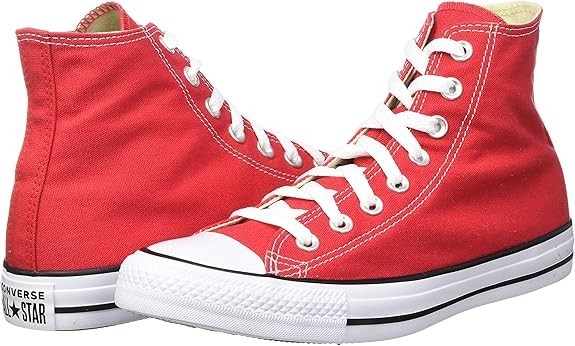 Converse All Star High Canvas Shoes Red Sneakers M9621 Size 3, 3.5, 4.5, 11