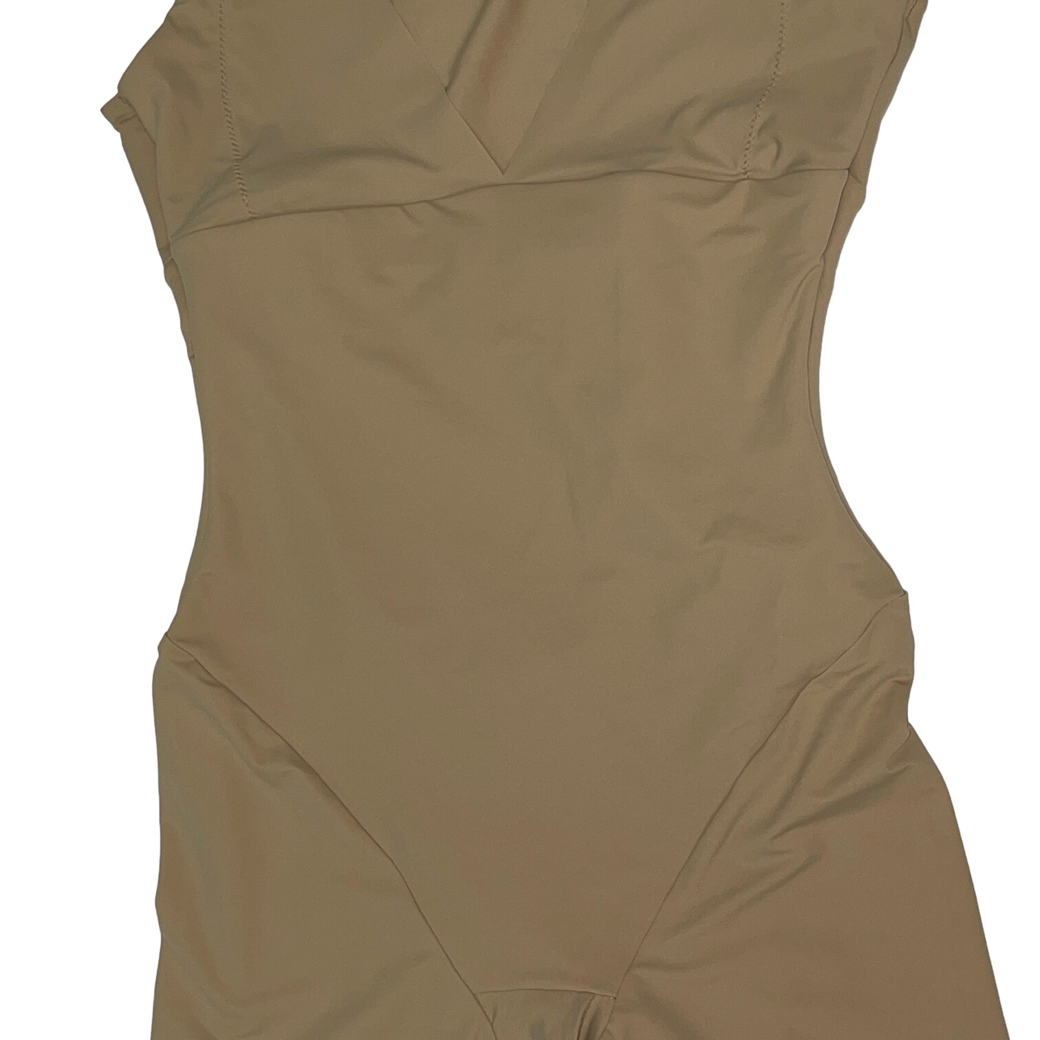 Maidenform Bodysuit Open Bust Mid Thigh Firm Control Sleek Slimmer Singlet P2556