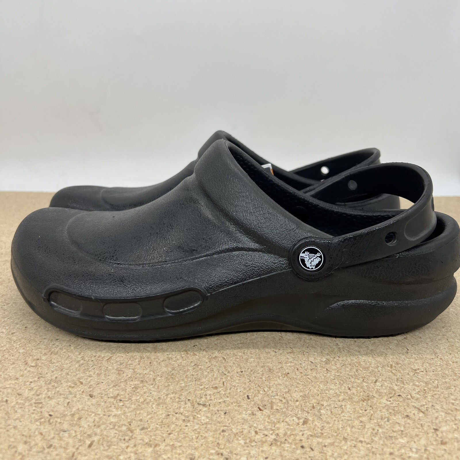 NEW sz 11 Crocs At Work Men’s Bistro Clogs Black 10075-001