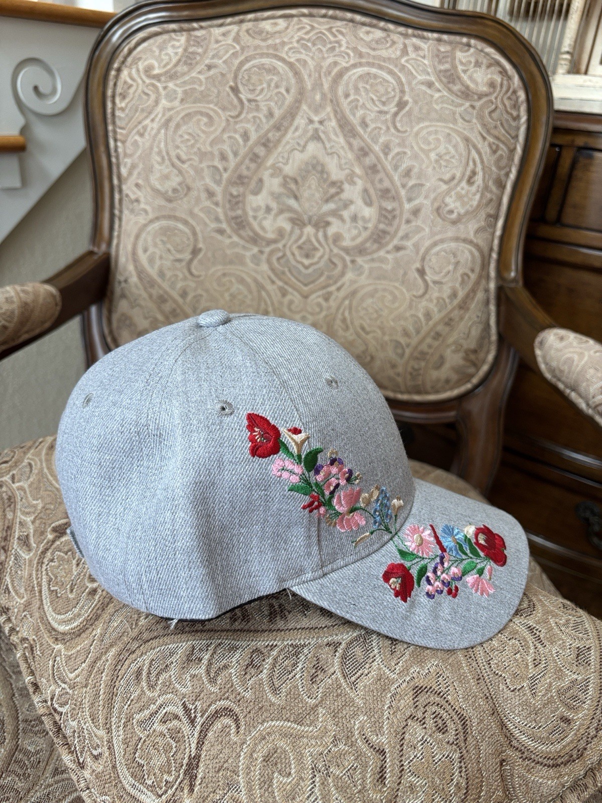 🇭🇺Hungary🇭🇺Baseball Cap Floral Embroidery