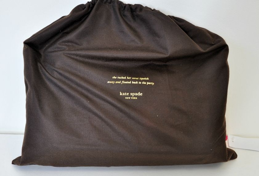 Kate Spade Drawstring Dust Bags Sizes 4.5″x6″ – 34″x27″ Pink Cream KC828 NWT 16
