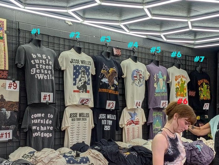 HOT Jesse Welles 2026 merch T-shirt reprint