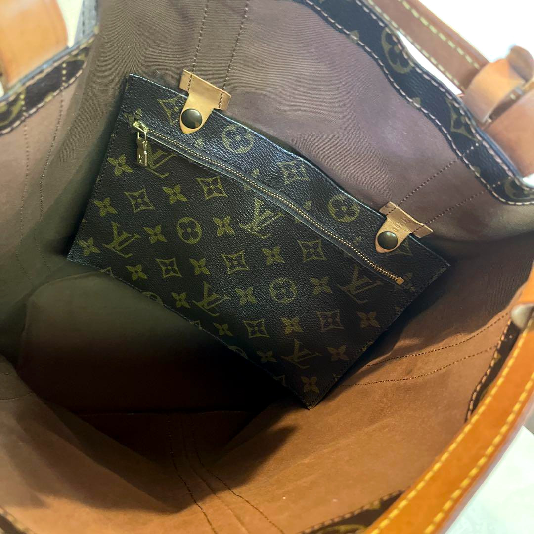 Rare LOUIS VUITTON Randonee Monogram Shoulder Bag M42244 Vintage 12.6in Auth
