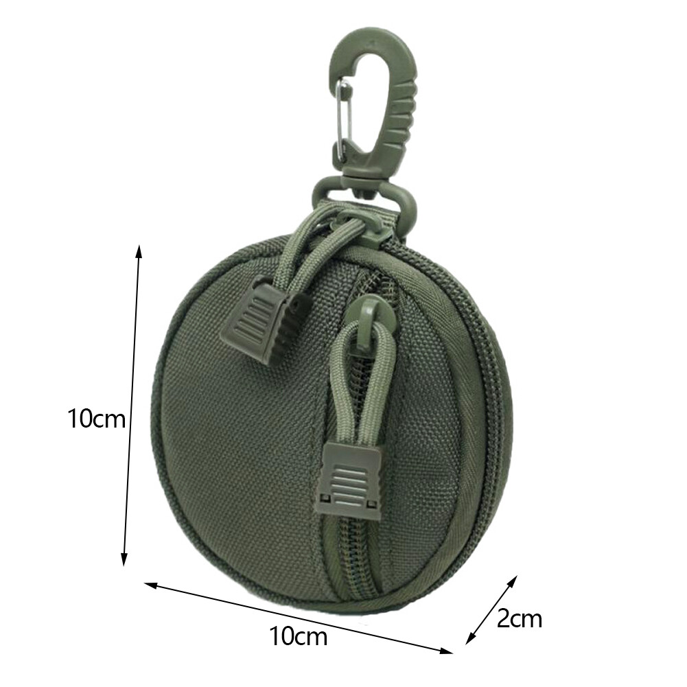 Tactical Molle Pouch EDC Card Bag Wallet Key Holder Money Case Pack Earphone Bag