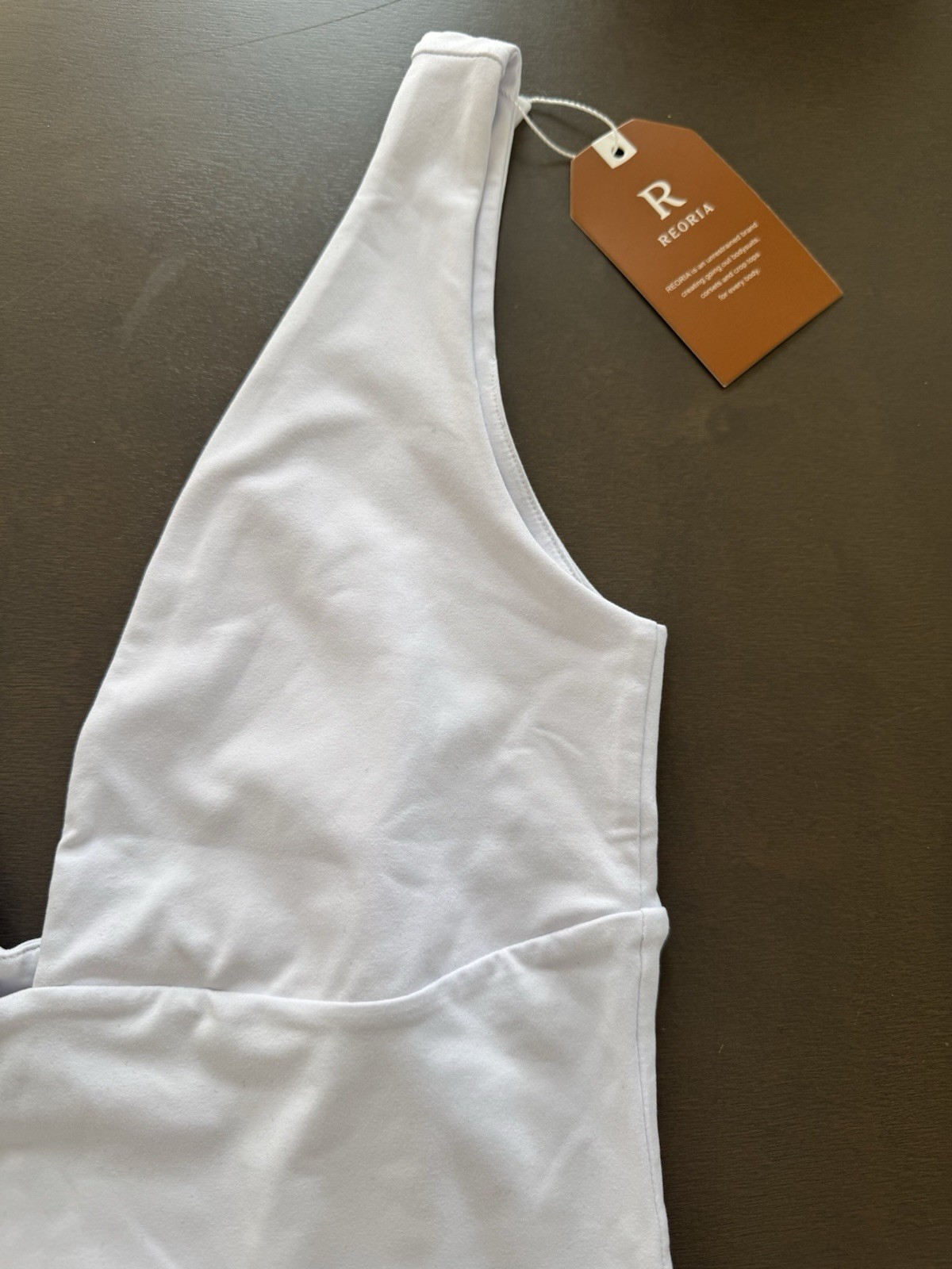 Women’s Plunge Deep V Neck Sleeveless V Backless Going Out Tank Bodysuit size S