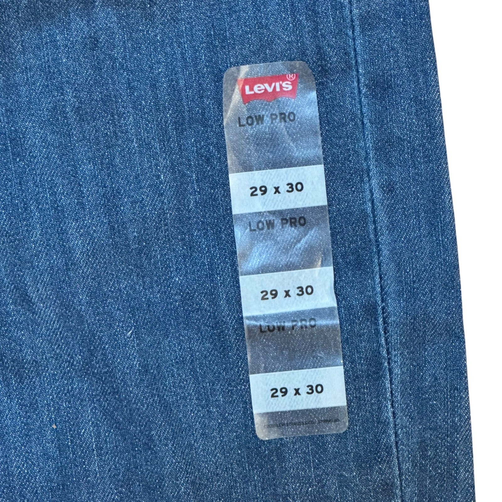 Levi’s Low Pro Straight Jeans Womens 29×30 Blue Low Rise Relaxed Fit Denim NEW