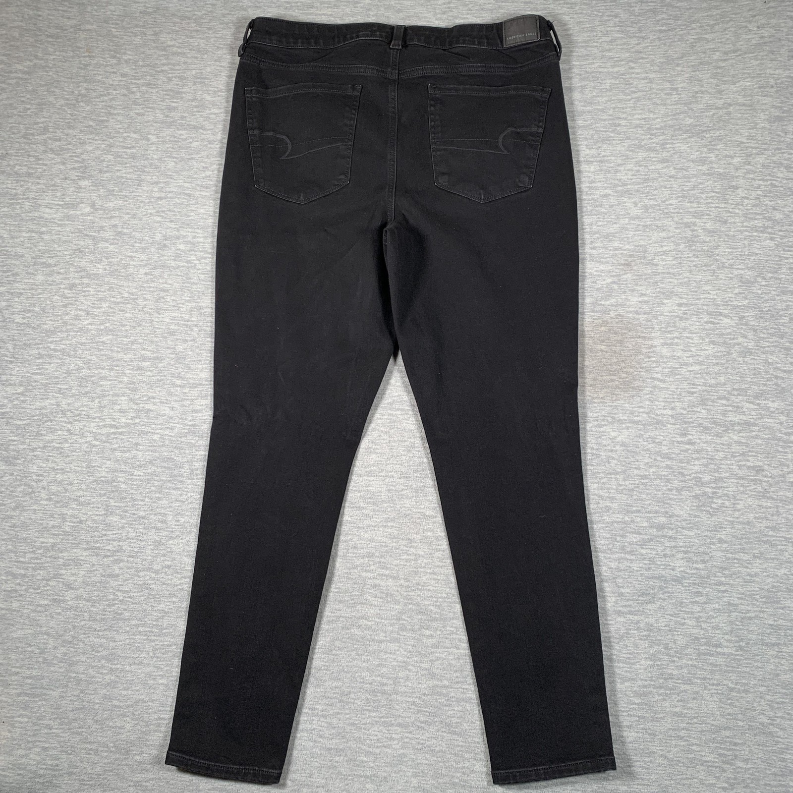 American Eagle Outfitters Jegging Jeans Womens 16 Black Super Hi-Rise Dream Jean