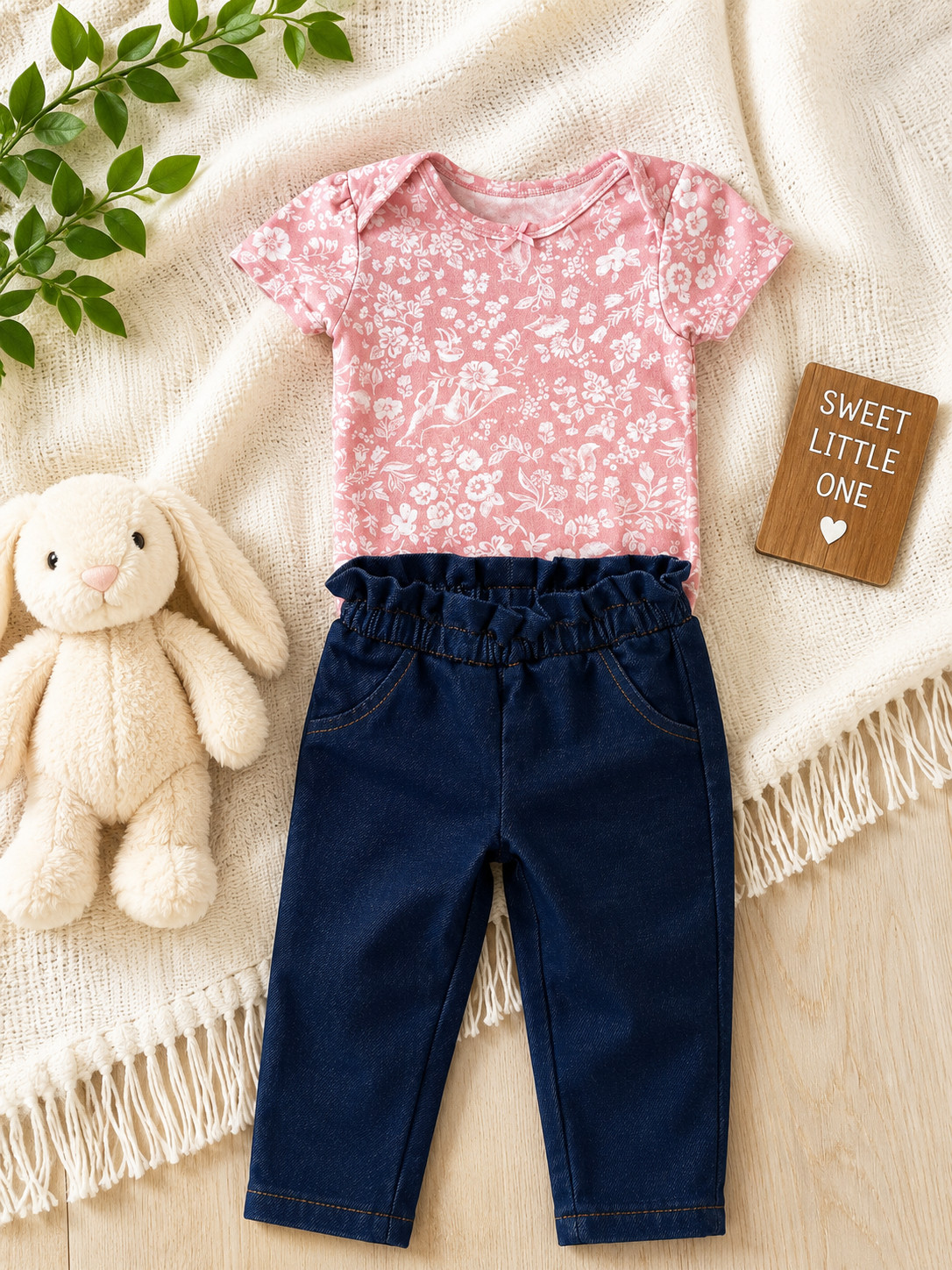 Baby Girl Clothes Lot 6-9 Months Carter’s Lullaby 2 Complete Outfits 6 Pieces