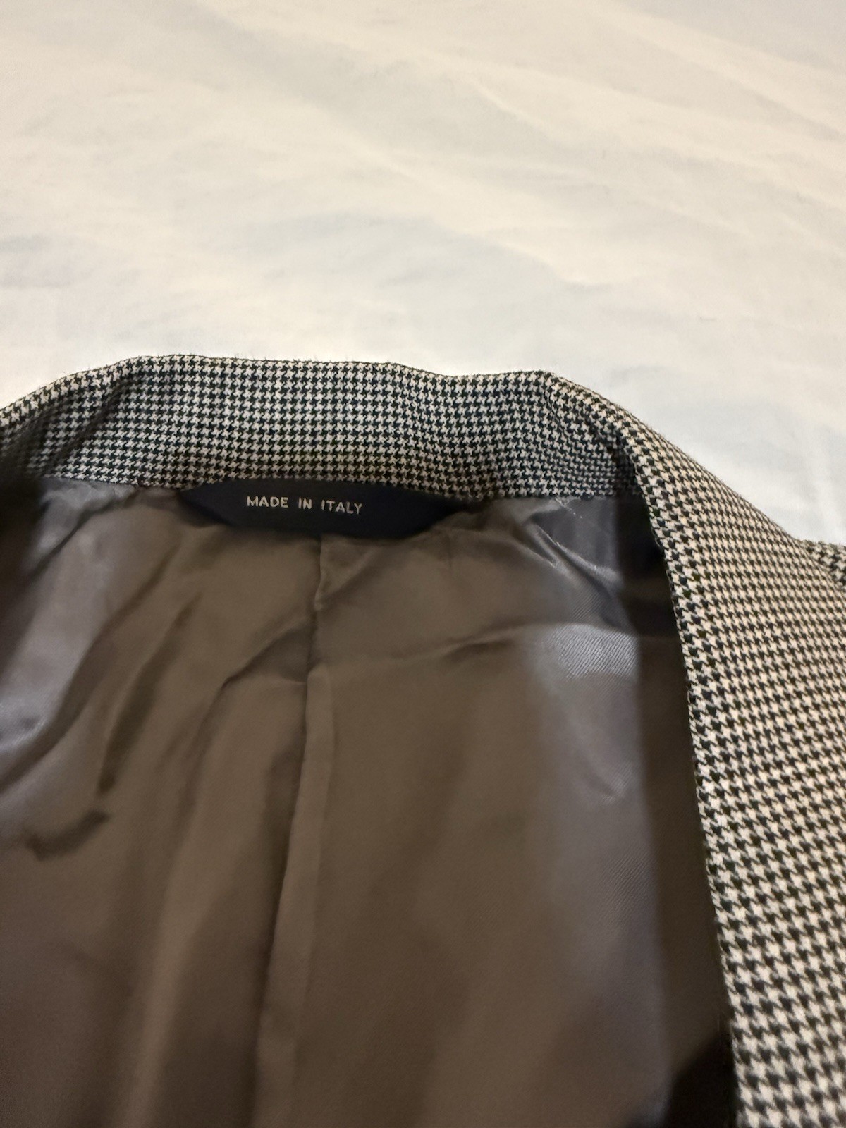 Brooks Brothers 100% Wool Blazer Grey Herringbone Sport Coat 166
