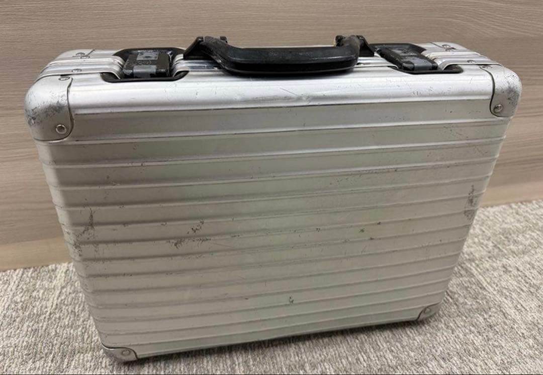 Rare Item RIMOWA Attache Case Vintage Leather Lining Used from Japan