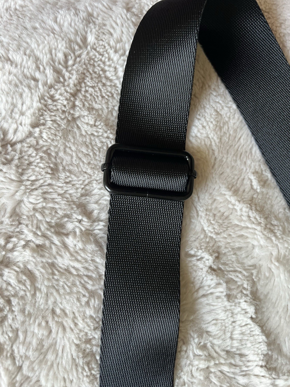 DKNY Black Crossbody Bag with Micro-Stud Detail