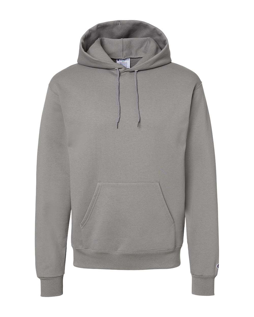🔥 Champion Powerblend Hooded 50/50 Pouch Pocket Sweatshirt S700 Stone Grey XL