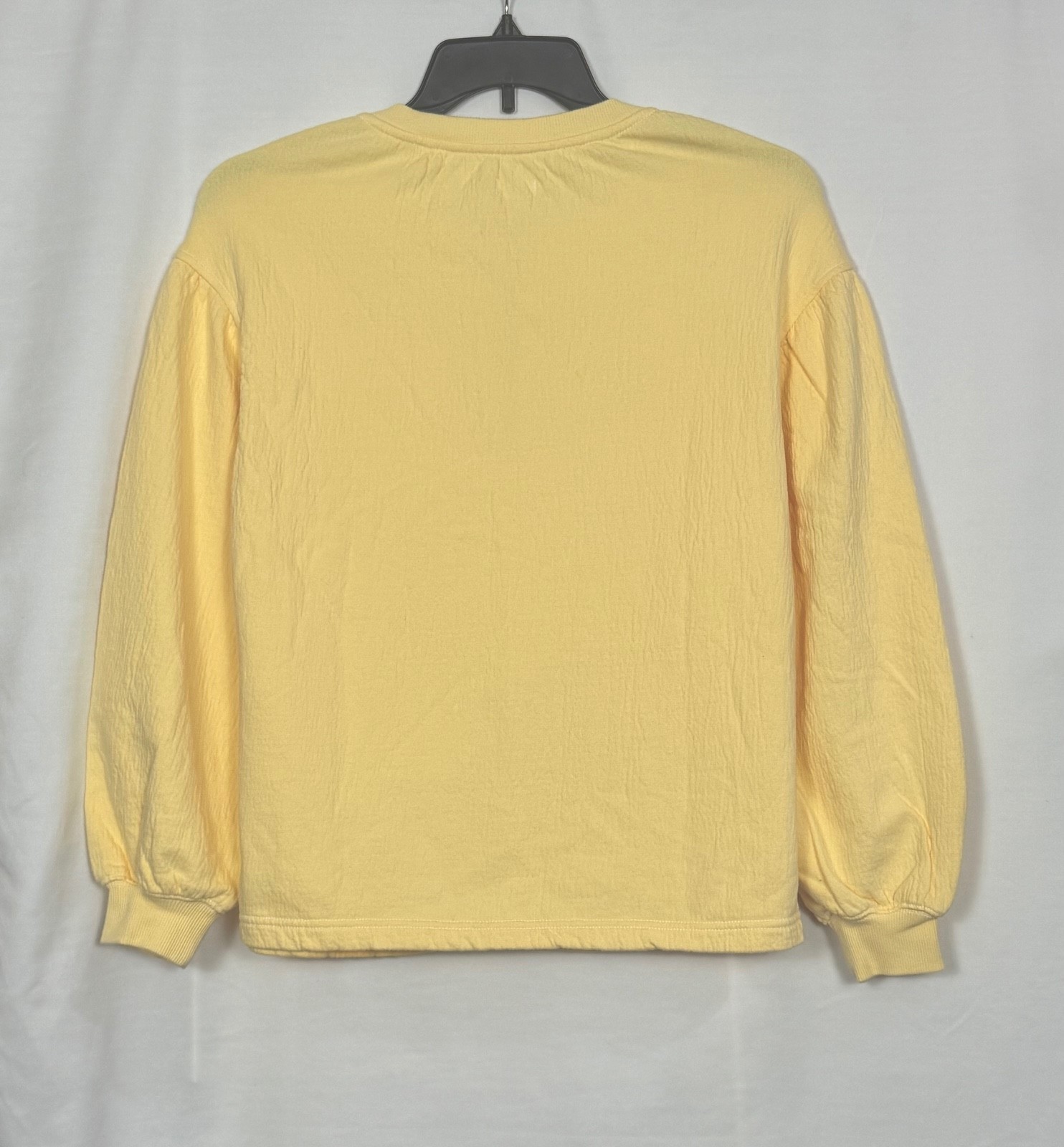 Aerie Women’s Easy Street Sweatshirt yellow Notes Color L